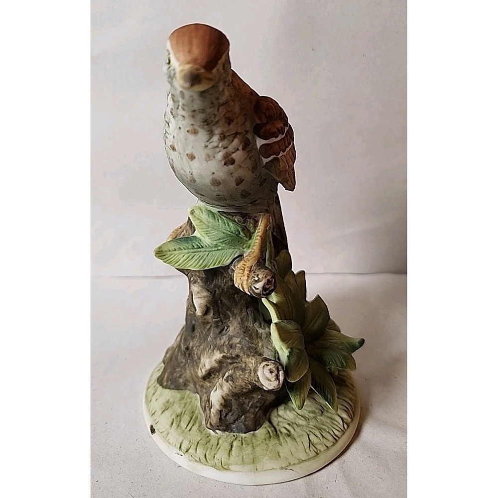 VTG Lot 3 Handpainted Porcelain Birds Figurines Mockingbird, Thrasher, Cardinal* - Picture 10 of 16